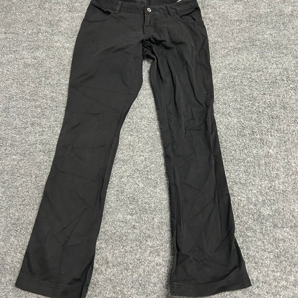 Columbia Pants Womens Size 4 Black Cotton Stretch Outdoor Hiking Casual Straight